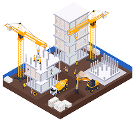 Ilustrasi proyek konstruksi